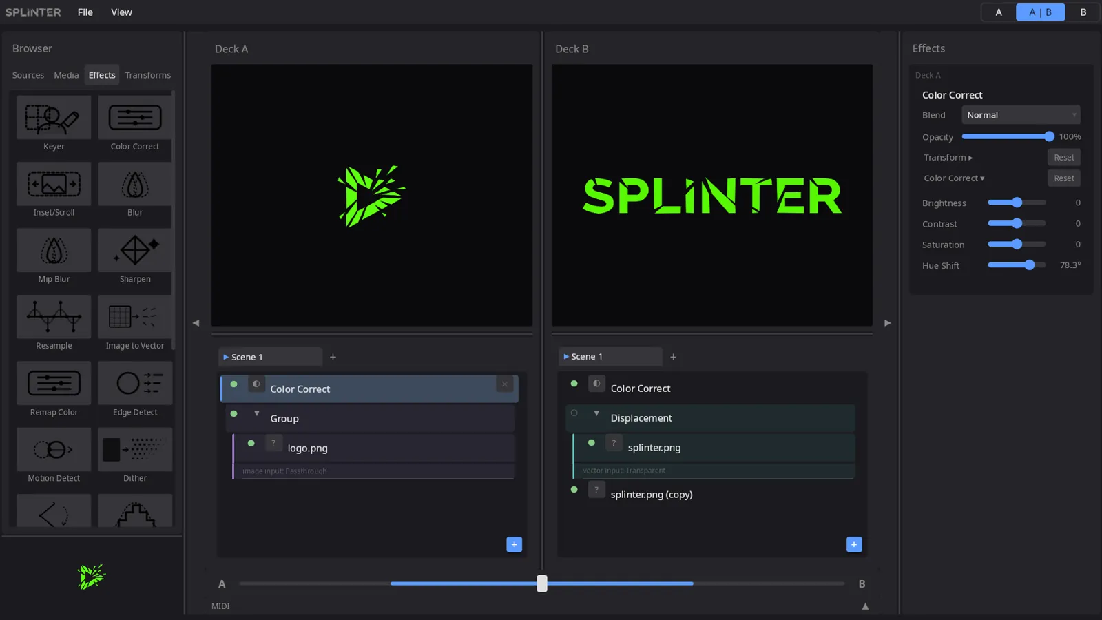 Custom themes